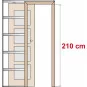 Posuvné dvere do puzdra ANSEDONIA 10, 11, 12 - Výška 210 cm