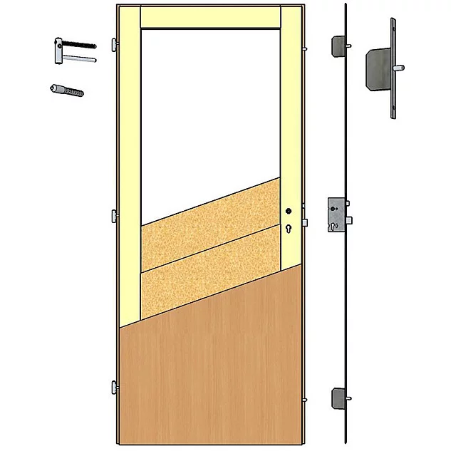 ERKADO Bezpečnostné dvere BT 2 - Výška 210 cm