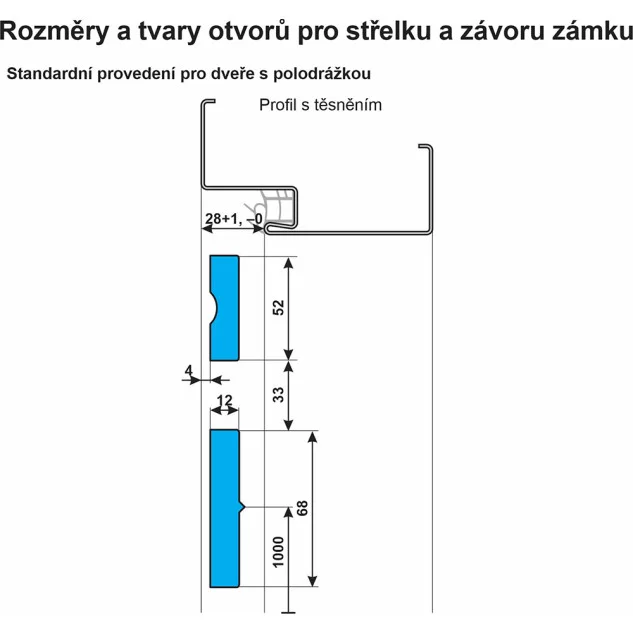 Protipožiarne oceľové zárubne pre sadrokartón / murovanú priečku