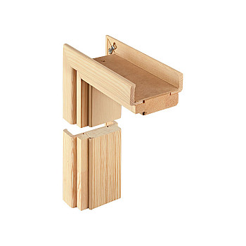 Profilzarge Massivholz - ohne Knoten (unbehandelte Oberfläche )